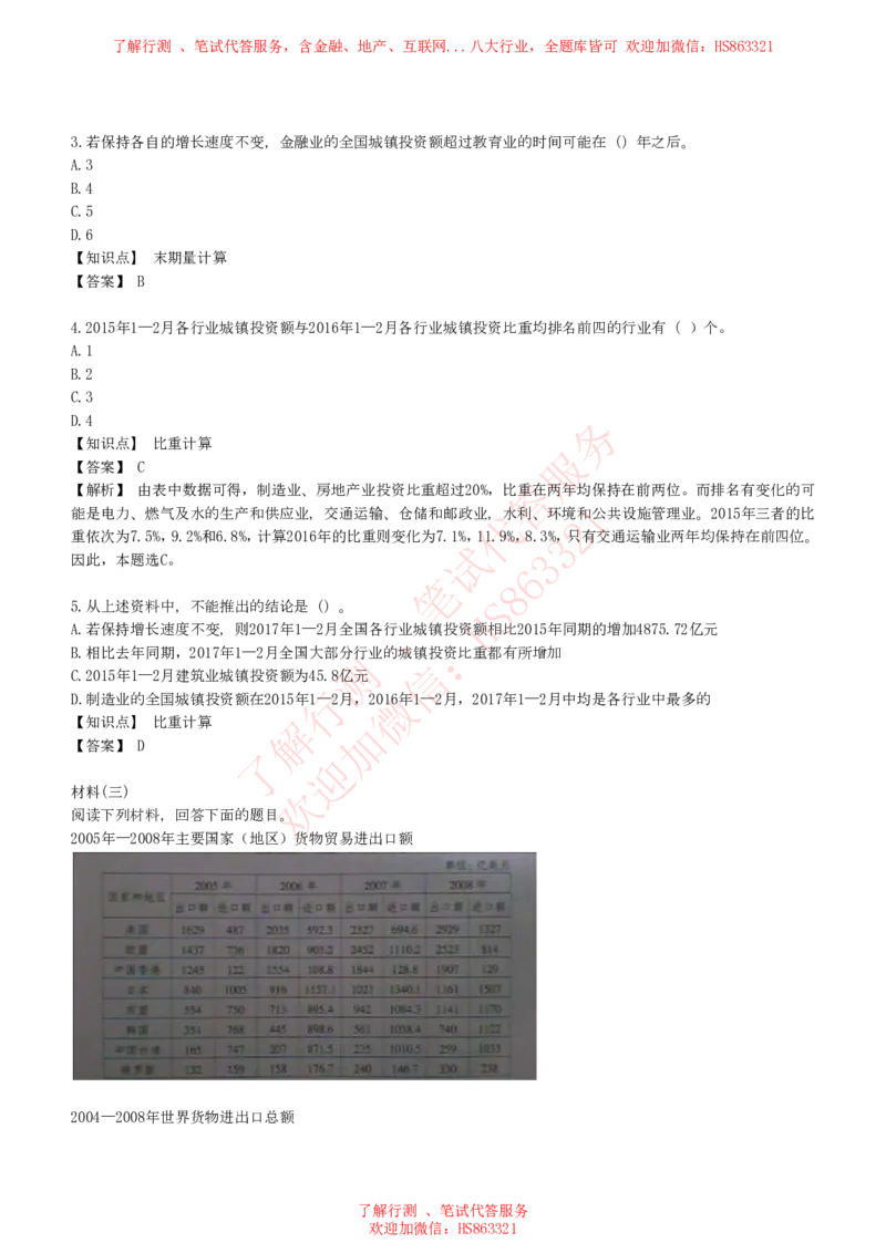 综合能力测试提分题库之资料分析图表分析题和解析_2025春招题库汇总_八大题库-1_04八大汇总_信永中和_信永中和招聘最新测评真题汇总22-23版-重要