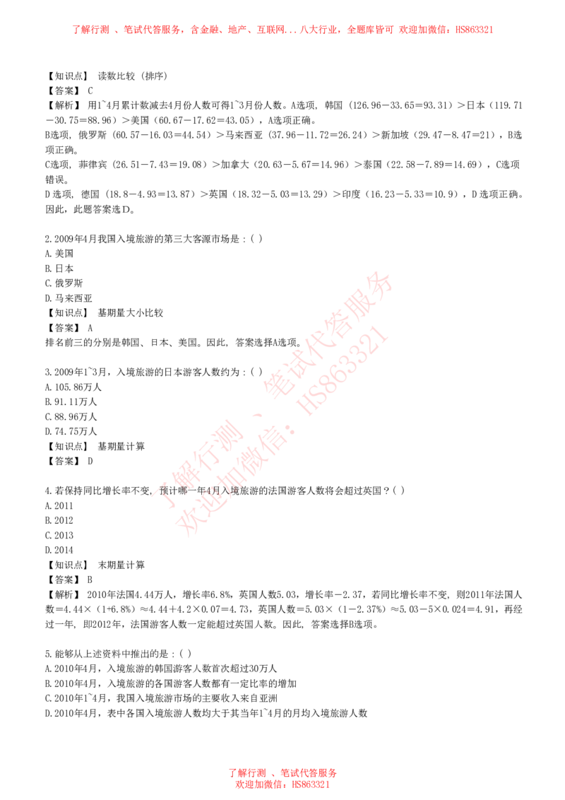 综合能力测试提分题库之资料分析图表分析题和解析_2025春招题库汇总_八大题库-1_04八大汇总_信永中和_信永中和招聘最新测评真题汇总22-23版-重要