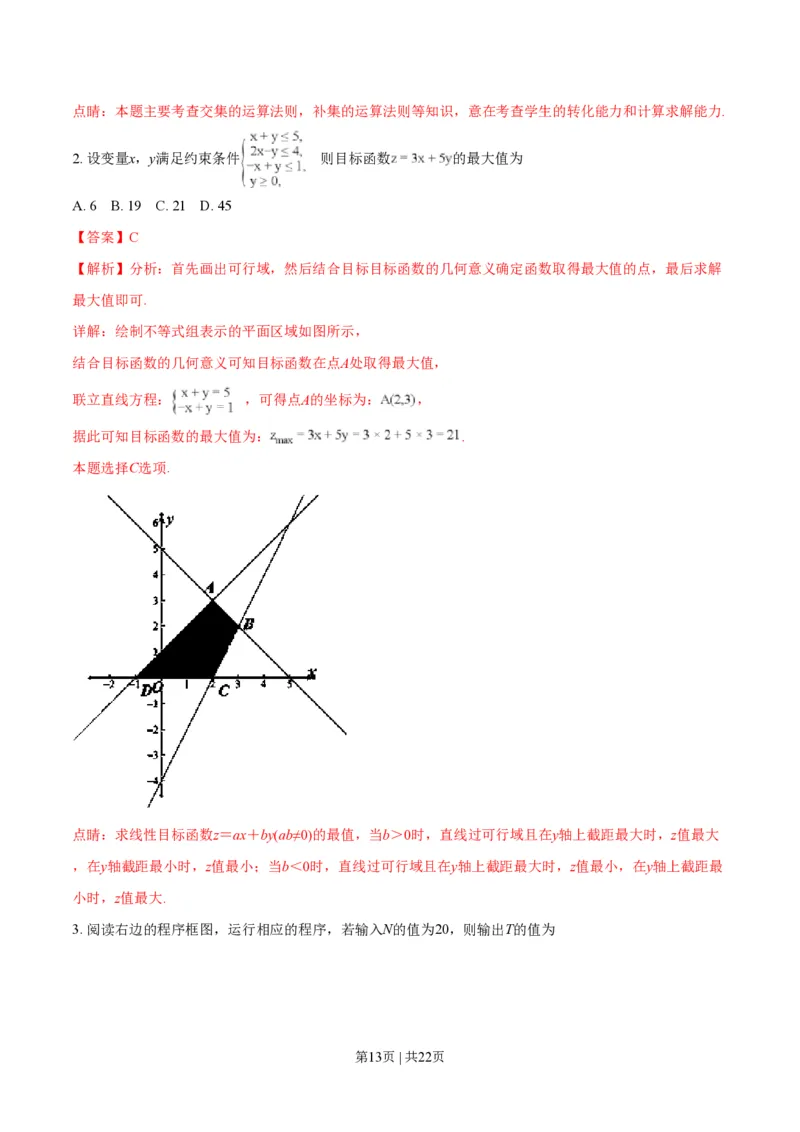 2018年高考数学试卷（理）（天津）（解析卷）_历年高考真题合集_数学历年高考真题_新&middot;PDF版2008-2025&middot;高考数学真题_数学（按年份分类）2008-2025_2018&middot;高考数学真题