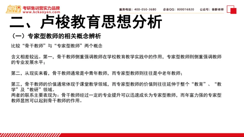 第6讲：《专家型教师做什么》_26考研复试_复试网课（最新版，含机构讲义）_04.2026教育类复试课程_01.复试指导讲义_01名著导读课件