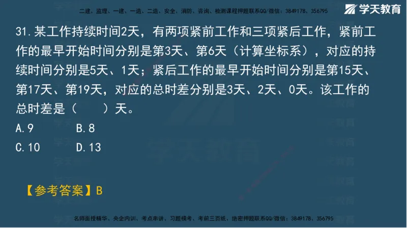 01.2025一建A计划模考强化管理1讲义_2026年一级建造师_2026年一建管理_2025年一建管理SVIP_03-习题精析✿实战特训✿模考通关_51-管理《A计划模考班》梁鸿飞XT_--配套讲义--