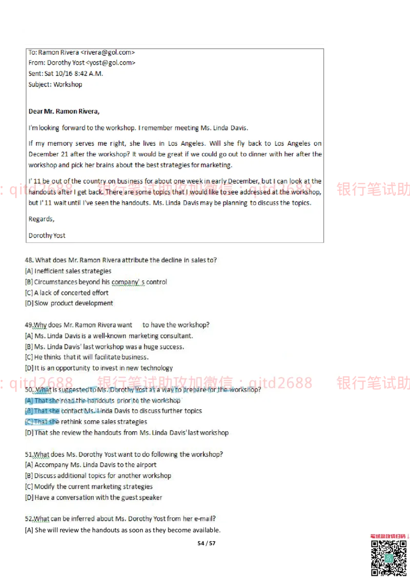 练习-托业真题7练习模拟题+答案解析3套_2025春招题库汇总_银行题库-1_银行全套上岸资料_各银行笔试真题_邮储上岸资料_邮储银行招聘考试笔试复习资料