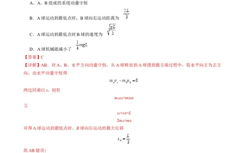 专题08反冲爆炸模型及其拓展（解析版）_2025高中物理模型方法技巧高三复习专题练习讲义_高考物理热点模型