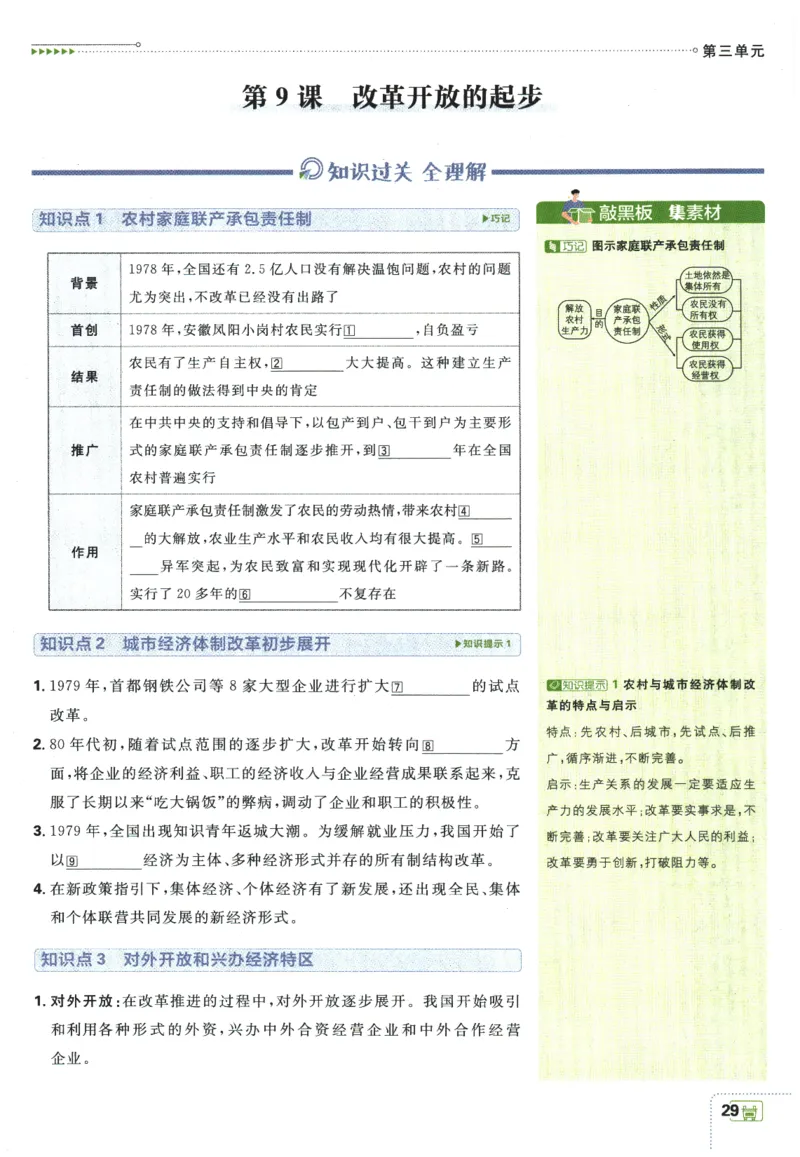 2026春《初中必刷题》历史RJ8下狂K重点_2026春《初中必刷题》历史RJ8下