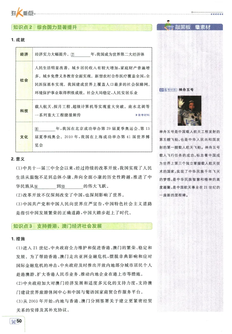 2026春《初中必刷题》历史RJ8下狂K重点_2026春《初中必刷题》历史RJ8下