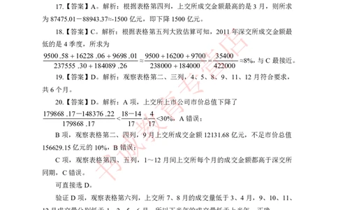 资料分析-答案版_2025春招题库汇总_十大行测题库_2023年十大热门题库更新中_09、易考汇总_银行笔试包含专业题_05、内部独家题库-会计、金融、经济学、计算机、英语、行测、公基等
