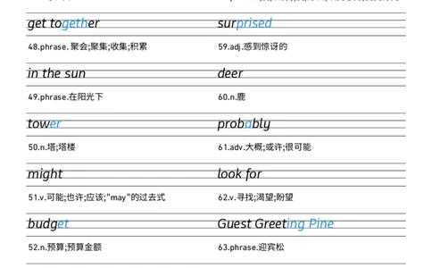 2025秋人教版八年级上册英语U1衡水体字帖_初中英语新版_最新人教版英语八年级上册_新版_初中英语8上新更新第三套可选择_10单词默写+字帖_字帖