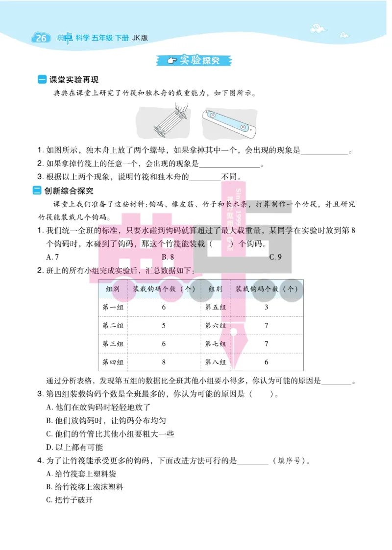 23春典中点五年级科学下(JK版)_2024年人教版小学数学一二三四五六年级上册下册期中期末试a0747_小学全科《同步练习+精品试卷》打包下载（1-6年级单元月考期中期末试卷）_小学科学