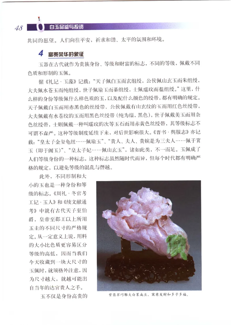 白玉品鉴与投资__X018-玉石珠宝鉴定教程最新合集_5、玉石鉴定专题全套课程_玉石电子书_玉石电子书