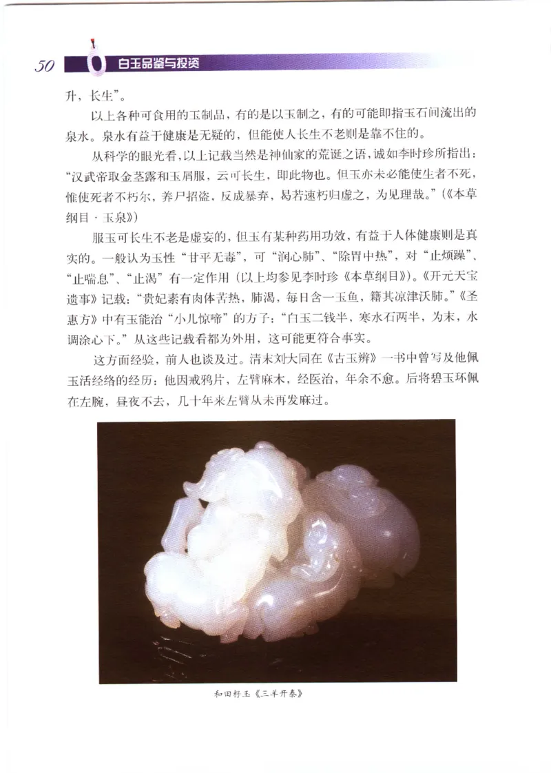 白玉品鉴与投资__X018-玉石珠宝鉴定教程最新合集_5、玉石鉴定专题全套课程_玉石电子书_玉石电子书
