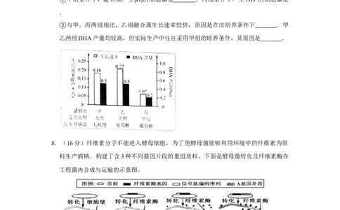 2015年高考生物试卷（天津）（空白卷）_生物历年高考真题_新&middot;Word版2008-2025&middot;高考生物真题_生物（按年份分类）2008-2025_2015&middot;高考生物真题
