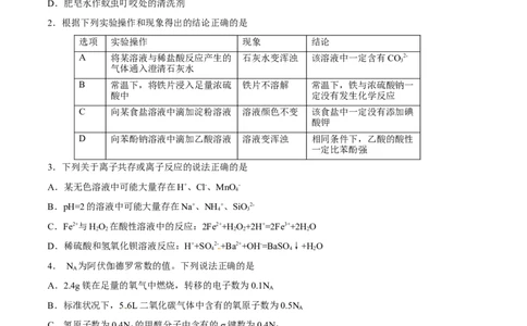 2016年高考化学试卷（四川）（空白卷）_历年高考真题合集_化学历年高考真题_新&middot;Word版2008-2025&middot;高考化学真题_化学（按年份分类）2008-2025_2016&middot;高考化学真题