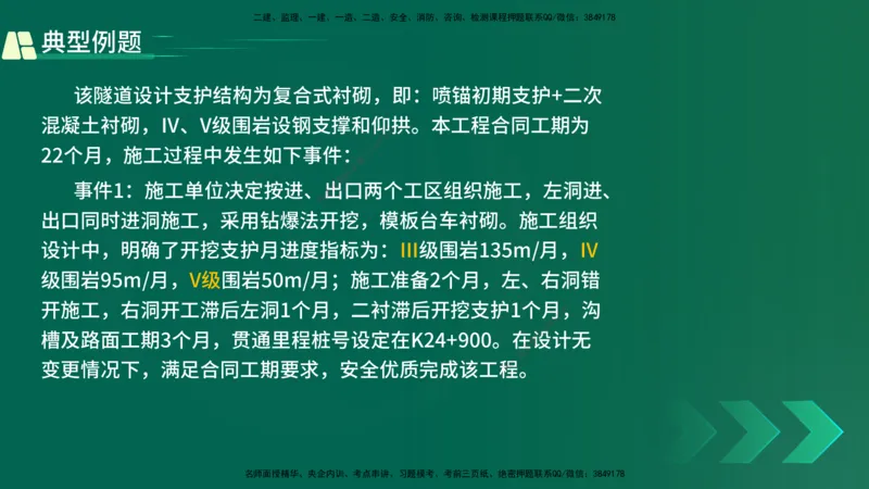 25年一建《公路实务》大V精讲第4章（102~108节）讲义在线版_2026年一级建造师_2026年一建公路_2025年一建公路SVIP_02-基础精讲✿高端面授✿深度强化_04.第4章隧道工程
