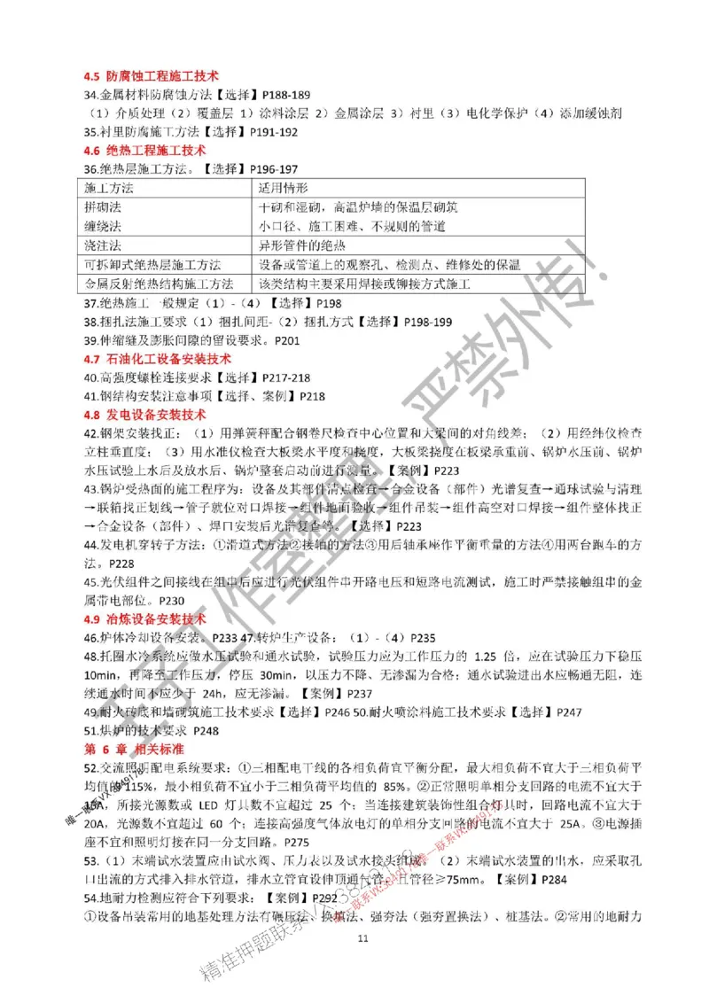 2025年一建《机电实务》考前必背知识点（严禁外传！）_2026年一级建造师_2026年一建机电_2025年一建机电SVIP_05-考前密训✿央企特训✿机构普押_47-机电《考前知识点押题》SMR