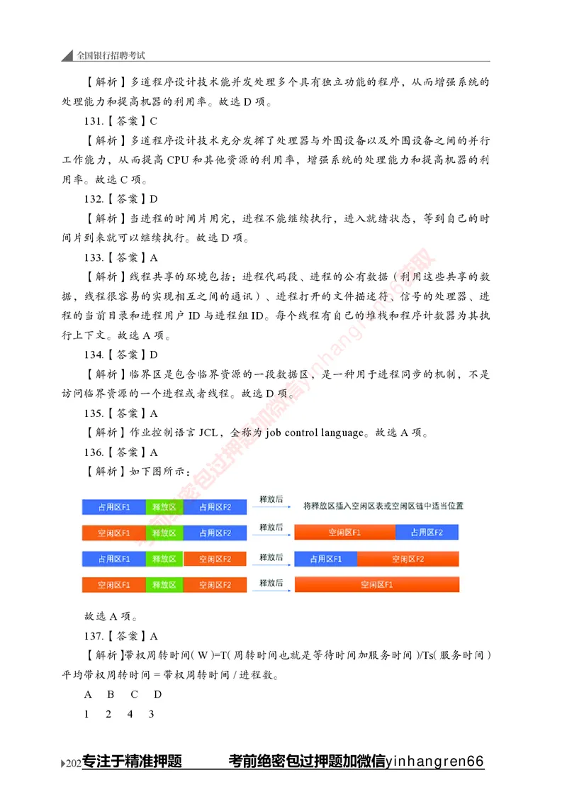 银行招聘考试&middot;实战刷题&middot;计算机专业知识_2025春招题库汇总_银行题库-1_银行全套上岸资料_讲义+题库+冲刺_09、信息科技岗专用（解题技巧归纳总结+必考题库+真题汇编）全
