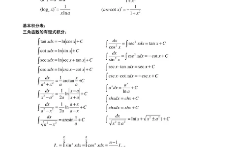 高等数学知识点总结_三桶油_中国石油_中石油笔试_笔试。！_7-专业测试部分（仅需看自己专业即可）_3.10高等数学专业知识