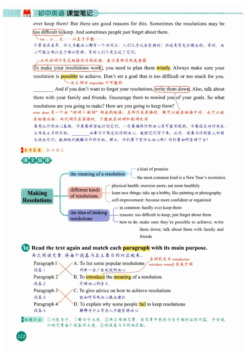 2025秋新人教版八年级上册英语课堂笔记_初中英语新版_人教版初中英语课ben电子版赠品_初中英语8年级上册