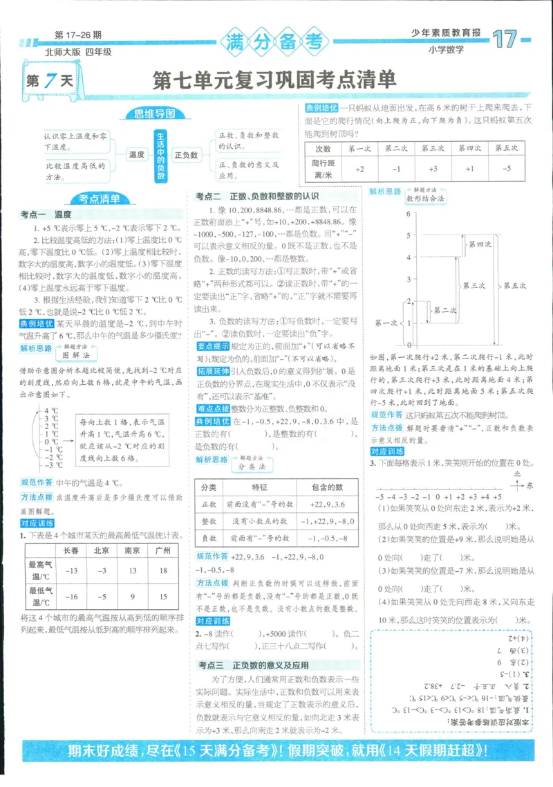 15天满分备考-4年级上册数学北师版(1)_2024年人教版小学数学一二三四五六年级上册下册期中期末试a0747_小学全科《同步练习+精品试卷》打包下载（1-6年级单元月考期中期末试卷）