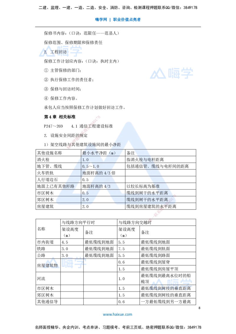 06.2025杨鹏-名师冲刺特训-（6）相关法规与标准、项目管理实务1_2026年一级建造师_2026年一建通信_2025年一建通信SVIP_04-冲刺串讲✿考点强化✿小灶集训_讲义