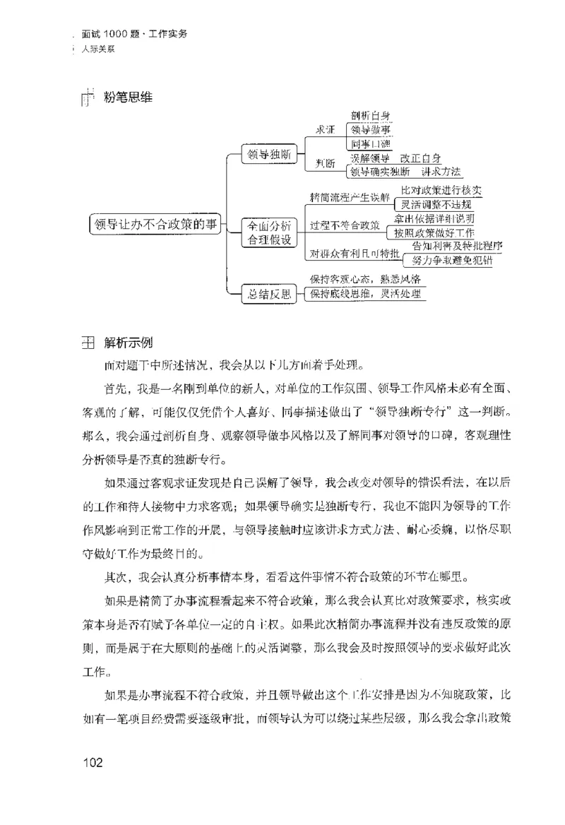 面试1000（工作实务&middot;人际关系）_2025春招题库汇总_十大行测题库_2023年十大热门题库更新中_09、易考汇总_银行面试_半结构化_粉笔面试1000题