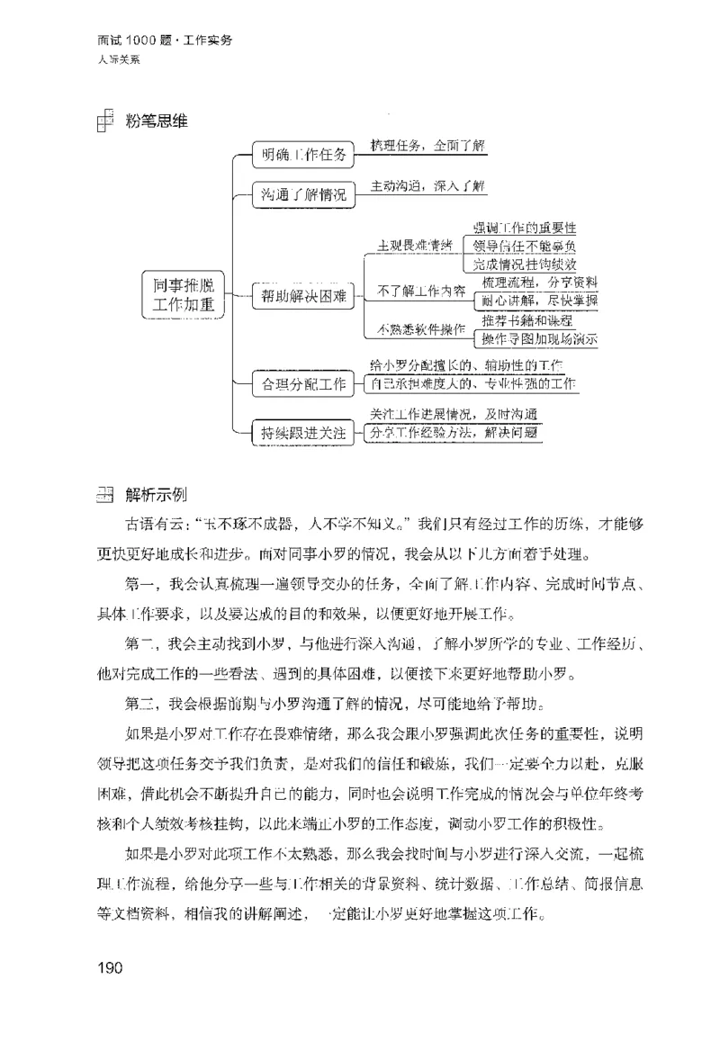 面试1000（工作实务&middot;人际关系）_2025春招题库汇总_十大行测题库_2023年十大热门题库更新中_09、易考汇总_银行面试_半结构化_粉笔面试1000题