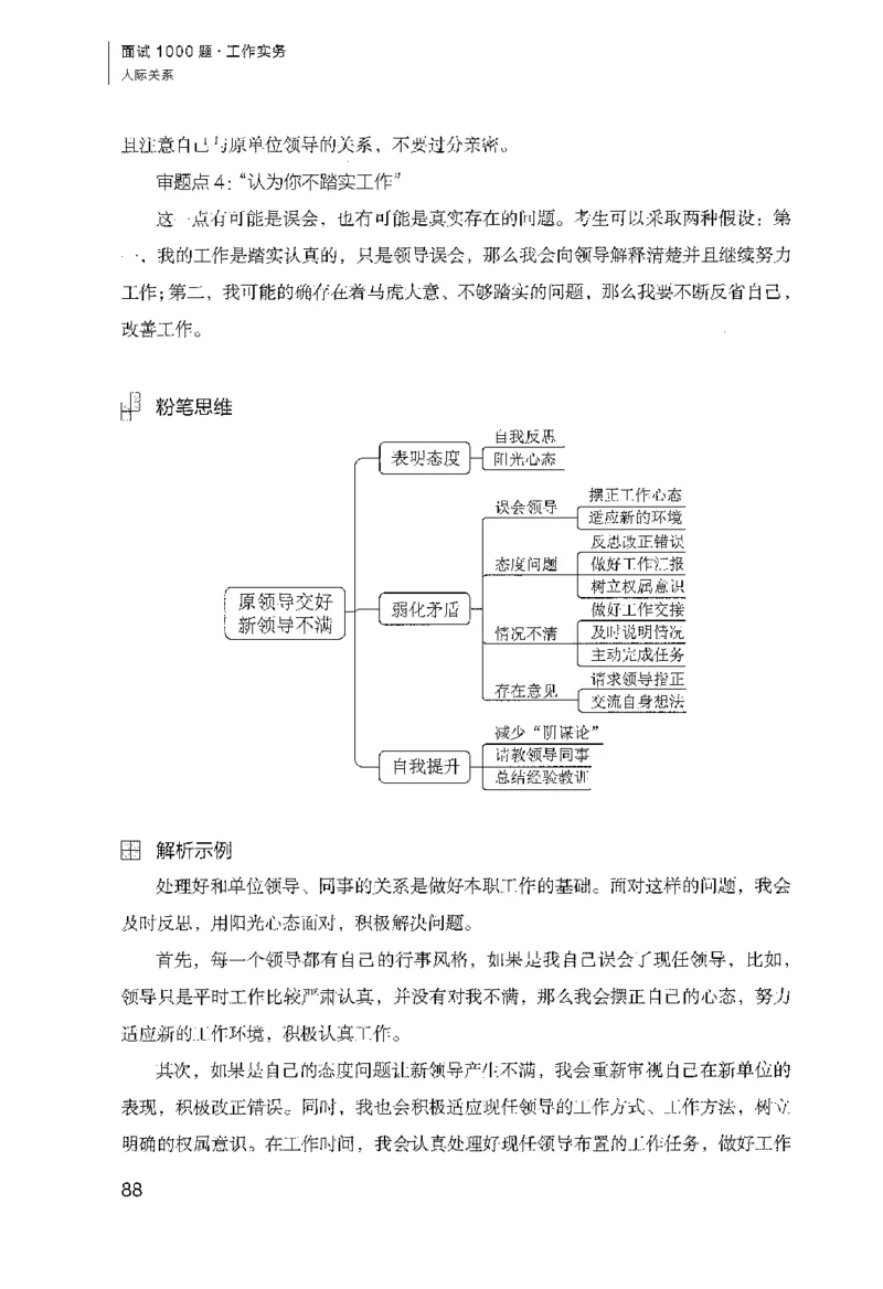 面试1000（工作实务&middot;人际关系）_2025春招题库汇总_十大行测题库_2023年十大热门题库更新中_09、易考汇总_银行面试_半结构化_粉笔面试1000题
