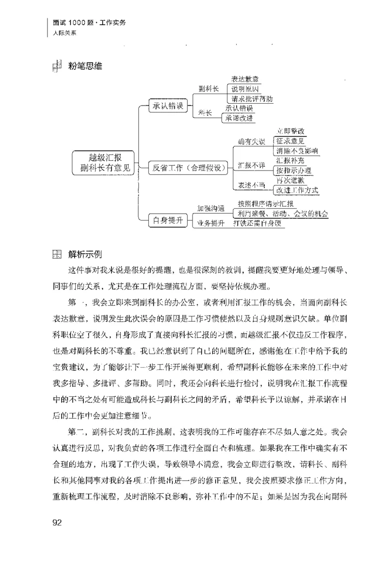 面试1000（工作实务&middot;人际关系）_2025春招题库汇总_十大行测题库_2023年十大热门题库更新中_09、易考汇总_银行面试_半结构化_粉笔面试1000题