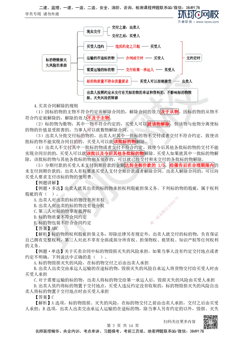 23.第23讲-53相关合同制度（1）_2026年一建法规_2025年一建法规SVIP_02-基础精讲✿高端面授✿深度强化_21-法规《考点精讲班》王丽雪、安国庆HQ_安国庆