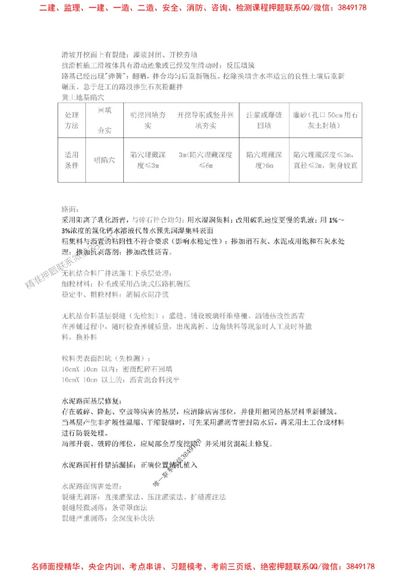 2025一建公路易混易错考点归纳手册_2026年一级建造师_2026年一建公路_2025年一建公路SVIP_05-考前密训✿央企特训✿机构普押_32-公路《已婚易错考点》安慧