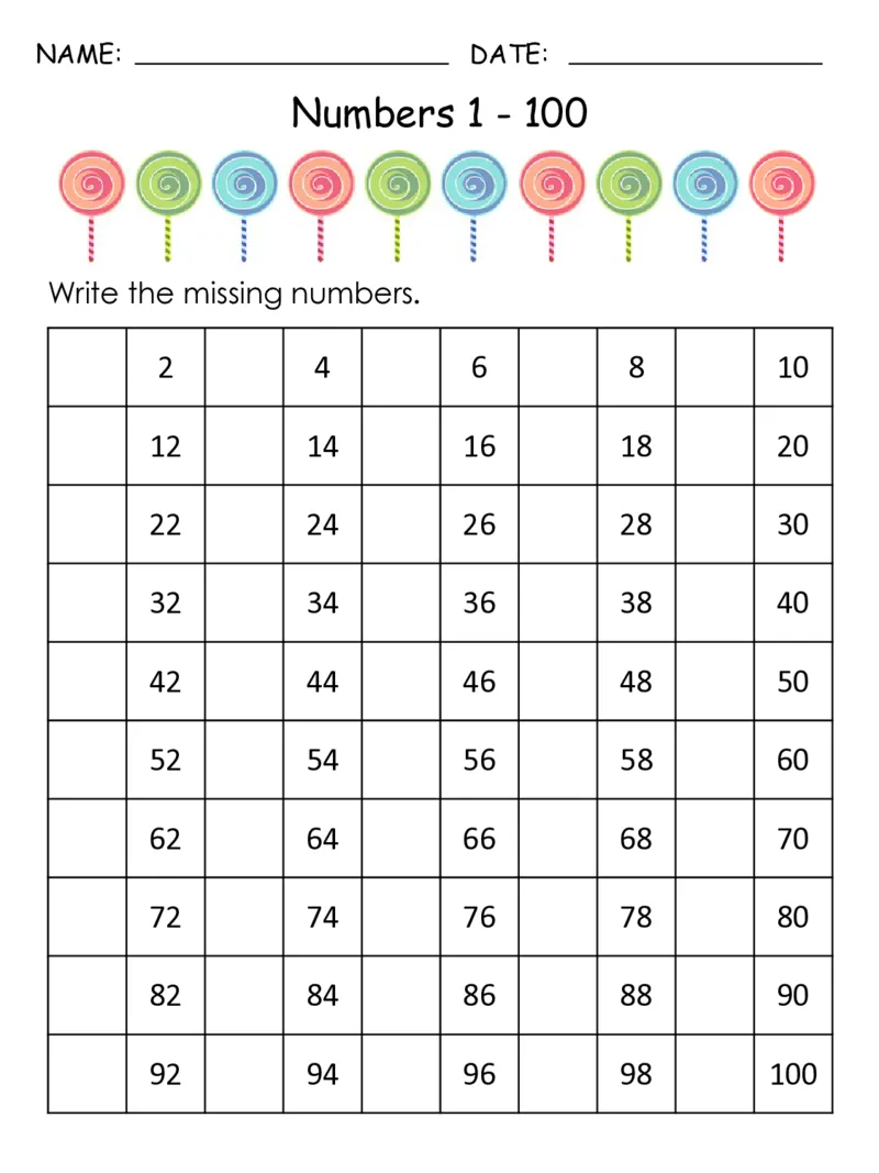 1-100丢失的数字专题素材包2_幼小语数英专项资料_幼小数学专项