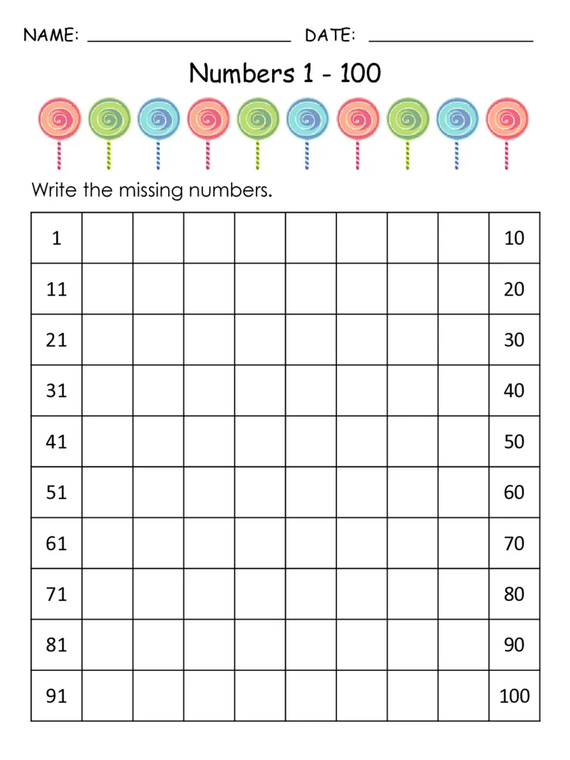 1-100丢失的数字专题素材包2_幼小语数英专项资料_幼小数学专项