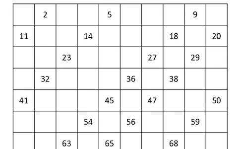 1-100丢失的数字专题素材包2_幼小语数英专项资料_幼小数学专项