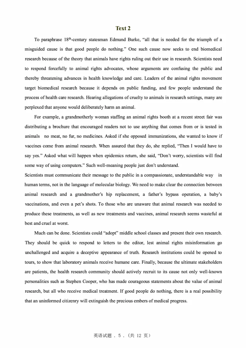 2003年考研英语真题（可复制、可搜索）(1)_❤️1.1980-2009年考研英语真题及解析(英语一二通用）_01、真题部分（英语一二通用）