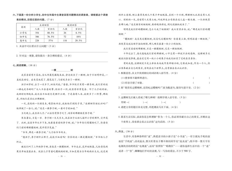 《小升初总复习冲刺100分&middot;升华名卷》语文_2024年人教版小学数学一二三四五六年级上册下册期中期末试a0747_小学全科《同步练习+精品试卷》打包下载（1-6年级单元月考期中期末试卷）