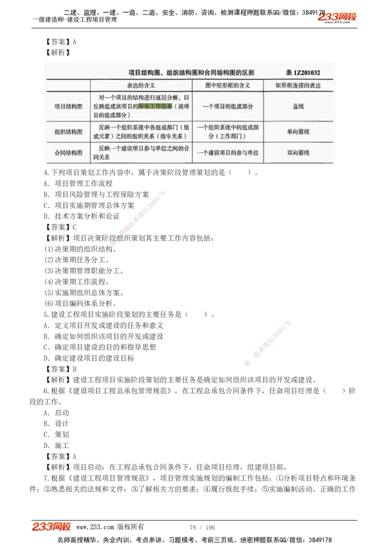 233-管理-真题解析-2019-2025_2026年一级建造师_2026年一建管理_2026年一建管理SVIP_2026一建管理SVIP_03-习题精析✿实战特训✿模考通关_07-2026年一建管理-233网校-真题解析班-名师
