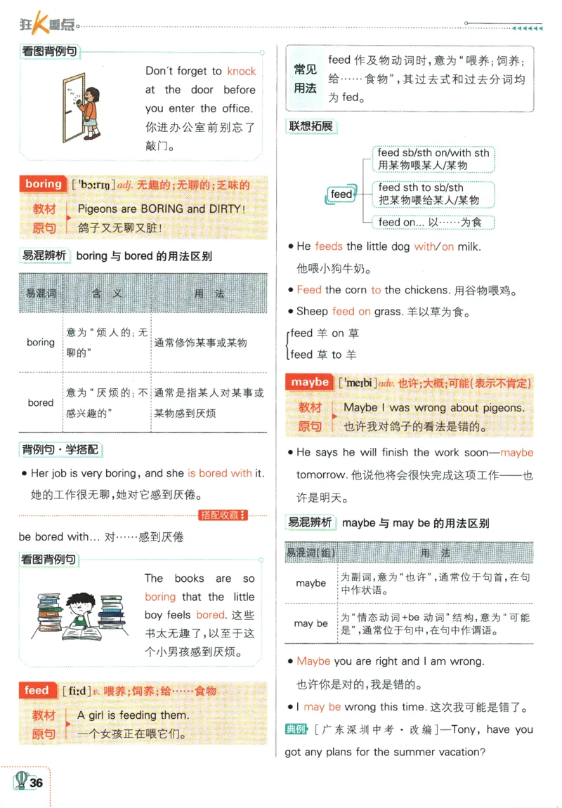 2026版《初中必刷题》英语WY7上狂K重点_A007初中必刷合集2_A039初中必刷题合集_7上_2026版《初中必刷题》英语WY7上