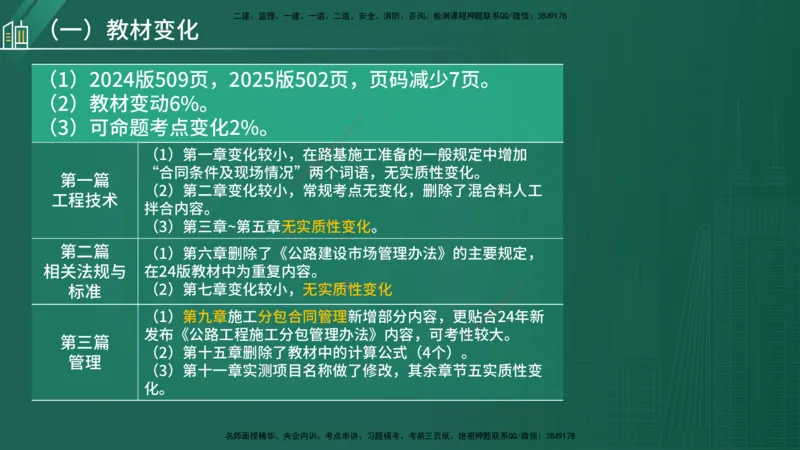 25年一建《公路实务》大V精讲导学讲义在线版_2026年一级建造师_2026年一建公路_2025年一建公路SVIP_02-基础精讲✿高端面授✿深度强化_22-公路《强化精讲班》刘军刚YL