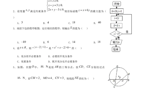 2015年高考数学试卷（理）（天津）（空白卷）_历年高考真题合集_数学历年高考真题_新&middot;Word版2008-2025&middot;高考数学真题_数学（按年份分类）2008-2025_2015&middot;高考数学真题