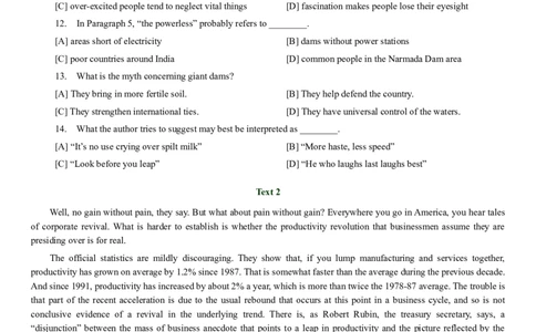 1998年历年考研英语真题_❤️1.1980-2009年考研英语真题及解析(英语一二通用）_01、真题部分（英语一二通用）_Word版