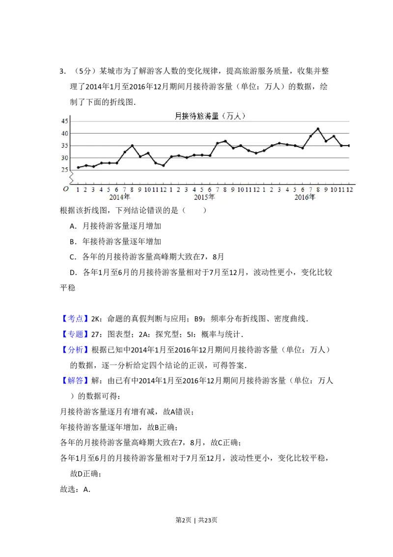 2017年高考数学试卷（文）（新课标Ⅲ）（解析卷）_历年高考真题合集_数学历年高考真题_新&middot;PDF版2008-2025&middot;高考数学真题_数学（按省份分类）2008-2025_2008-2025&middot;（四川）数学高考真题