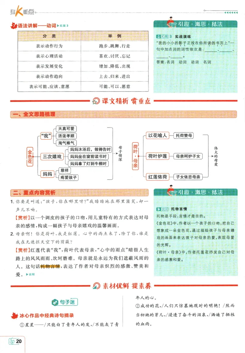 2026版《初中必刷题》语文RJ7上狂K重点_A007初中必刷合集2_A039初中必刷题合集_7上_2026版《初中必刷题》语文RJ7上