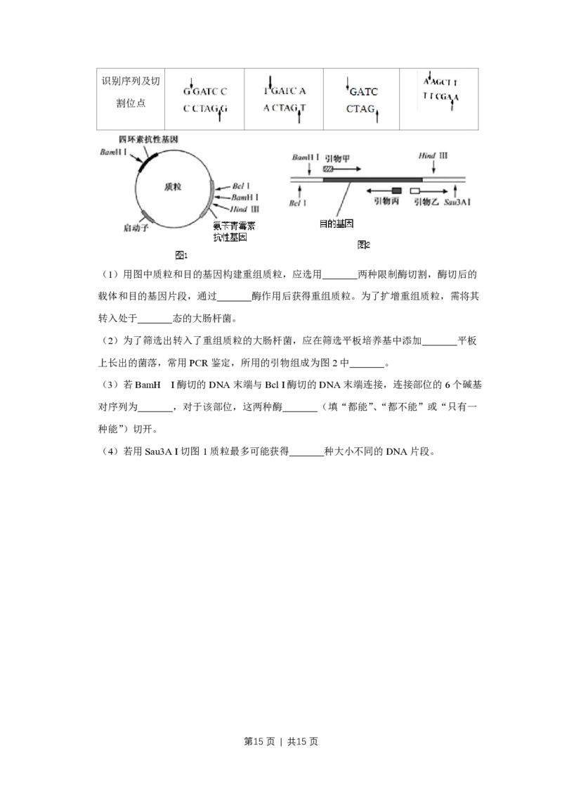 2016年高考生物试卷（江苏）（空白卷）_生物历年高考真题_新&middot;PDF版2008-2025&middot;高考生物真题_生物（按省份分类）2008-2025_2008-2025&middot;（江苏）生物高考真题