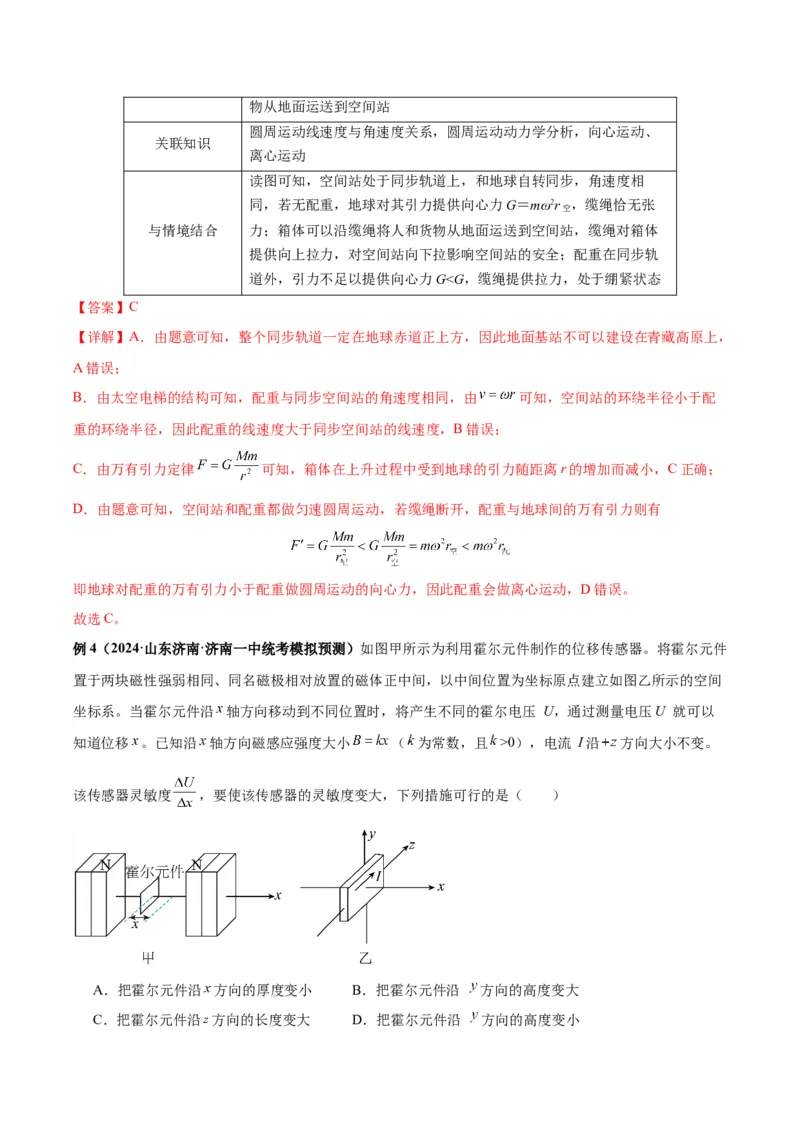 专题05物理情境与模型构建（解析版）_2025高中物理模型方法技巧高三复习专题练习讲义_高考物理备考技巧