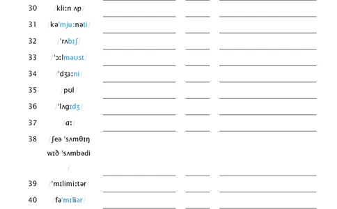 2025秋人教版八年级上册英语U2音标默单词单词默写_初中英语新版_最新人教版英语八年级上册_新版_初中英语8上新更新第三套可选择_10单词默写+字帖_单词表