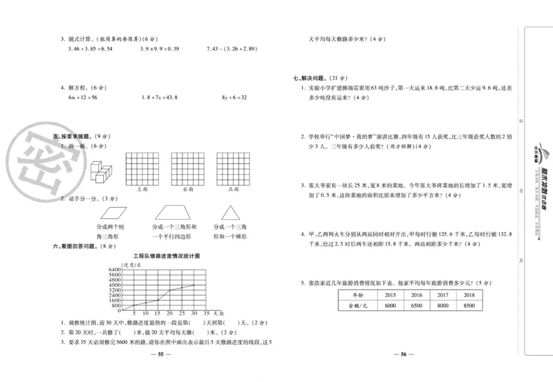 《期末冲刺优选卷》四年级下册数学北师版_2024年人教版小学数学一二三四五六年级上册下册期中期末试a0747_小学全科《同步练习+精品试卷》打包下载（1-6年级单元月考期中期末试卷）