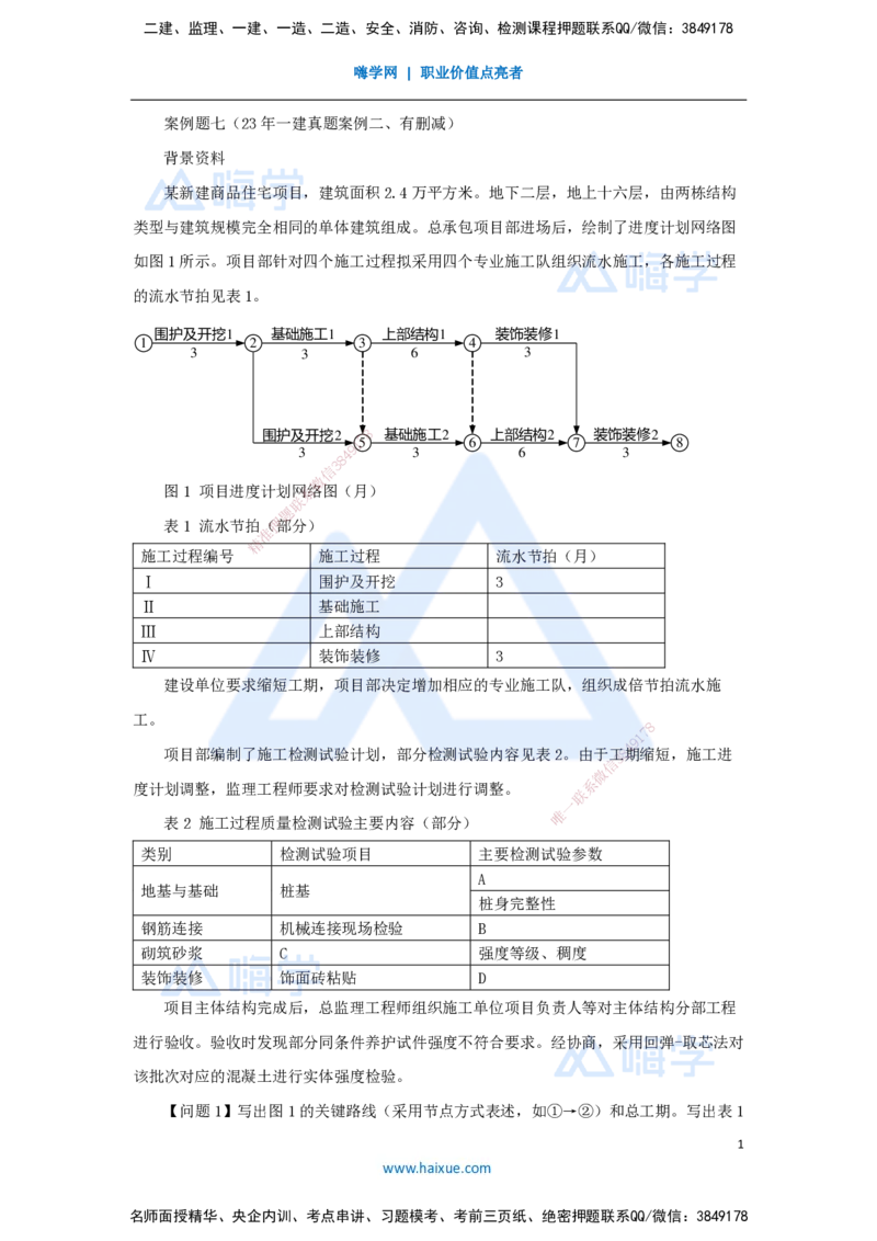 07.2025龙炎飞-精炼强训课-案例题-（7）案例题7_2026年一级建造师_2026年一建建筑_2025年一建建筑SVIP_04-冲刺串讲✿考点强化✿小灶集训_18-建筑《案例精炼强训》龙炎飞HX_讲义