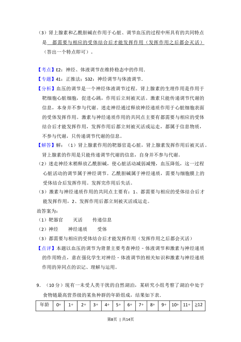 2015年高考生物试卷（新课标Ⅰ）（解析卷）_生物历年高考真题_新&middot;Word版2008-2025&middot;高考生物真题_生物（按年份分类）2008-2025_2015&middot;高考生物真题