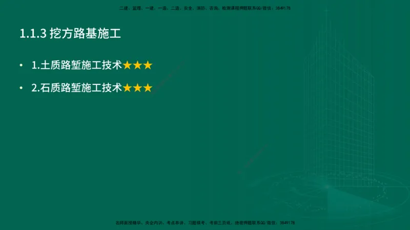 25年一建《公路实务》精讲第1章1~5节讲义在线版_2026年一级建造师_2026年一建公路_2025年一建公路SVIP_02-基础精讲✿高端面授✿深度强化_21-公路《教材精讲班》邓老师YL