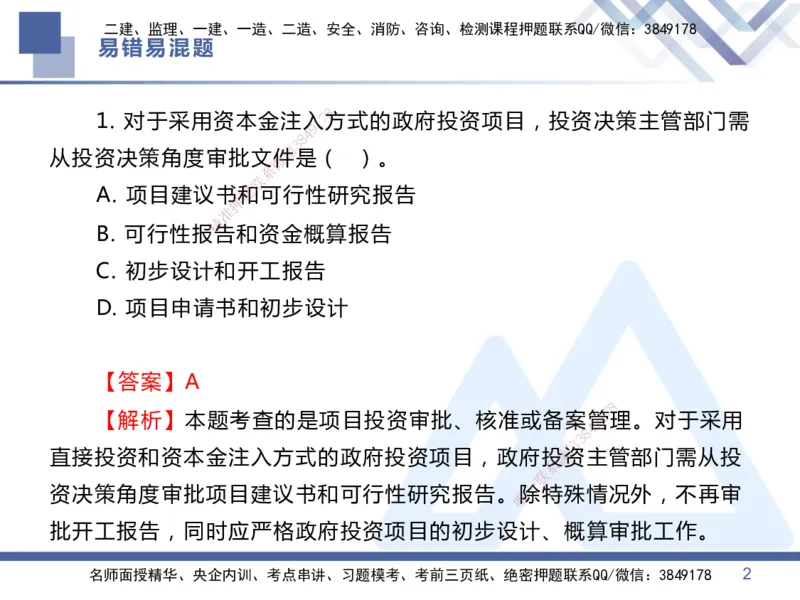 01.2025王晓丹-易错易混题讲解-管理_2026年一级建造师_2026年一建管理_2025年一建管理SVIP_04-冲刺串讲✿考点强化✿小灶集训_39-管理《易错易混讲解》黄雨诗HX_讲义
