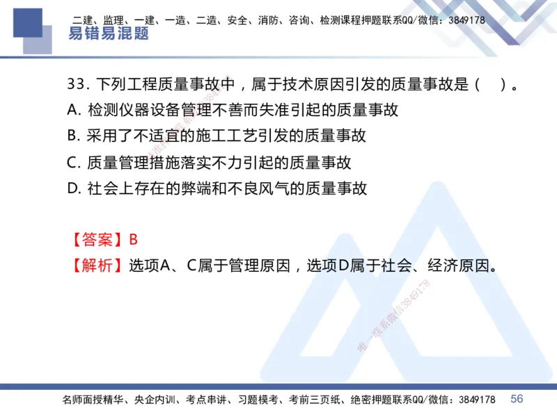 01.2025王晓丹-易错易混题讲解-管理_2026年一级建造师_2026年一建管理_2025年一建管理SVIP_04-冲刺串讲✿考点强化✿小灶集训_39-管理《易错易混讲解》黄雨诗HX_讲义